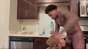 [Ass Bouncing, Fucked, Missionary] Thick Bitch Fucked On The Counter